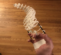 Mechanical Tentacle Arm 3D model
