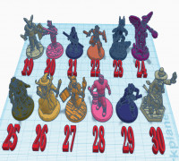 DnD Minis Pack 2 3D model