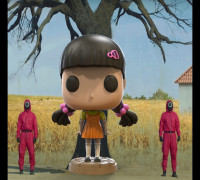 FUNKO POP SQUID GAME DOLL 3D model