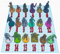 DnD Minis Pack 1 3D model