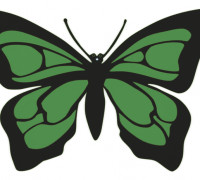 Wall art - butterfly 3D model
