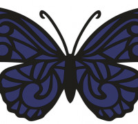 Wall art - butterfly 3D model