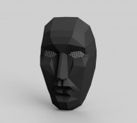 Front Man Mask Squid Game 3D model