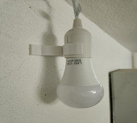 E27 Bulb Wall Holder 3D model