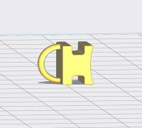 Curtain hook Camping car 3D model
