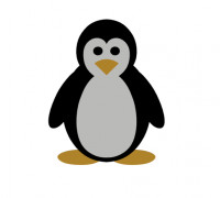 Penguin cookie cutter 3D model