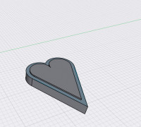 heart cookie cutter 3D model