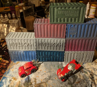 Gaslands -  Shipping Containers 3D model