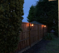 Garden light post mount 3D model