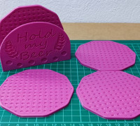 Coasters + support 3D model