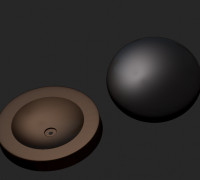crystal ball night light 3D model