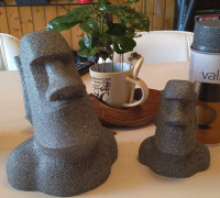 Moai statue -No overhang 3D model