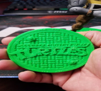 Base for your NECA TMNT Figures 3D model