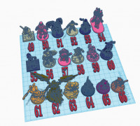 D&D Minis Pack 4 3D model
