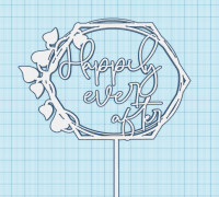 wedding topper 3D model