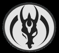 logo mandalorian coasters v3 3D model
