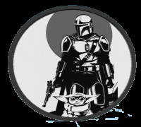 the mandalorian coasters 3D model