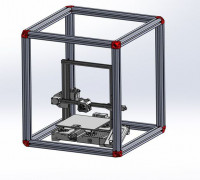 Corner bracket for 1.5 sq 80-20 3D model