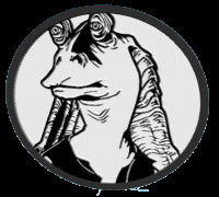 jar jar binks coasters 3D model