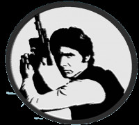 han solo coasters v2 3D model