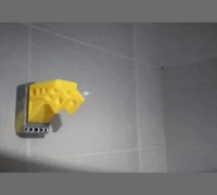 Shower Head Industrial Holder 3D model