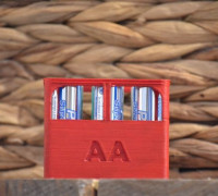 AA battery storage box 🔋 3D model