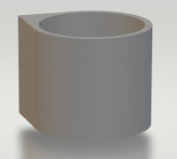 Wall Corner Basket 3D model