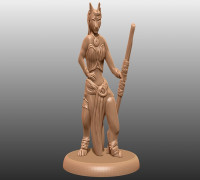 Tabaxi - Tabletop Miniature 3D model