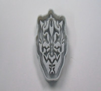 darth maul cookie cutter 3D model