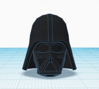 Lego Compatible Darth Vader Head 3D model