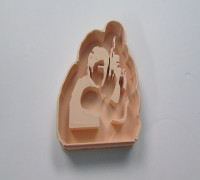 anakin skywalker cookie cutter v2 3D model
