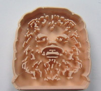 Chewbacca cookie cutter v2 3D model