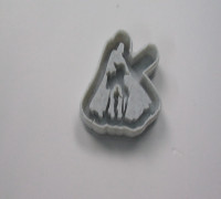 darth vader cookie cutter v8 3D model