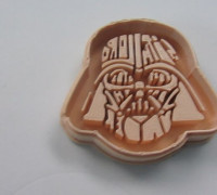 darth vader cookie cutter v7 3D model