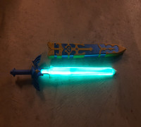Glowing Master Sword REMIX 3D model