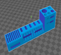 USB, SD, micro SD and Pen Multi Holder 3D model