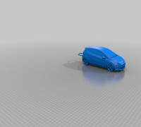 Ford Fiesta keychain 3D model