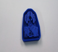 leia skywalker cookie cutter v2 3D model