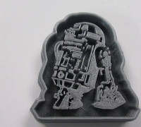 r2 d2 cookie cutter v2 3D model