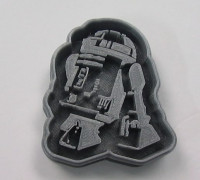 r2 d2 cookie cutter 3D model