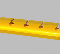USB 5 cord organizer 3D model