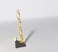 Connection Sculpture 3D model