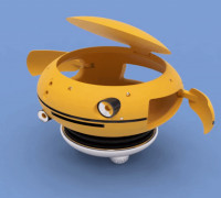 Weebo Alexa housing 3D model