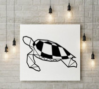 Turtle wall decor 3D model