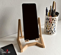 Impossible phone stand 3D model
