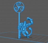 Fimir Standard Bearer 3D model
