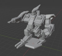 Seraph Omnimech 3D model
