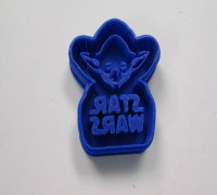 yoda cookie cutter 3D model