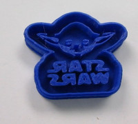 yoda cookie cutter 3D model
