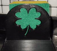 Clover Sponge Holder 3D model